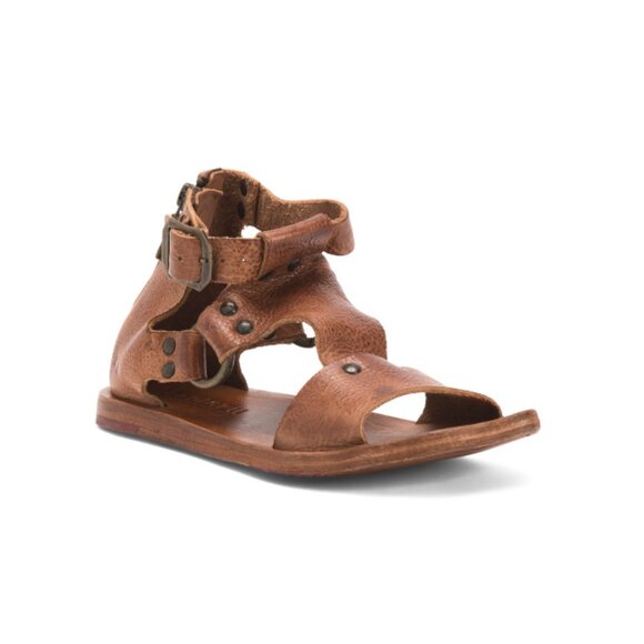 BED/STU Tan Made In Mexico Leather Voleta Sandals